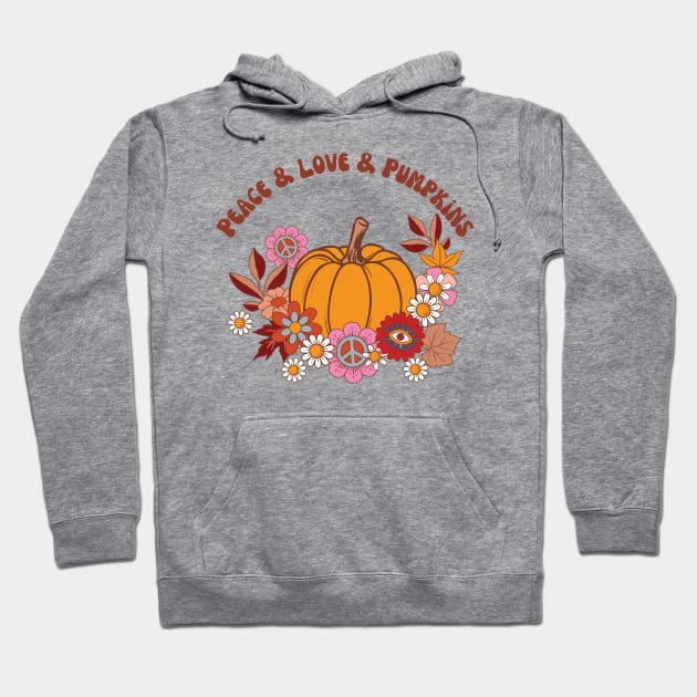 Peace Love Pumpkins Hoodie by Rusty Ruby